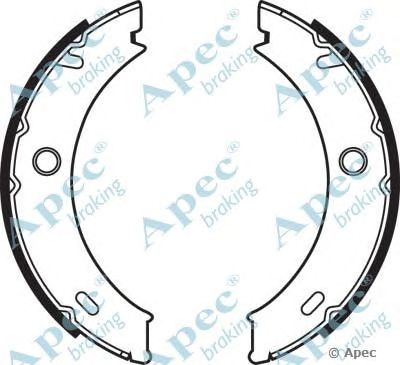 APEC BRAKING shu645 -  Комплект тормозных колодок